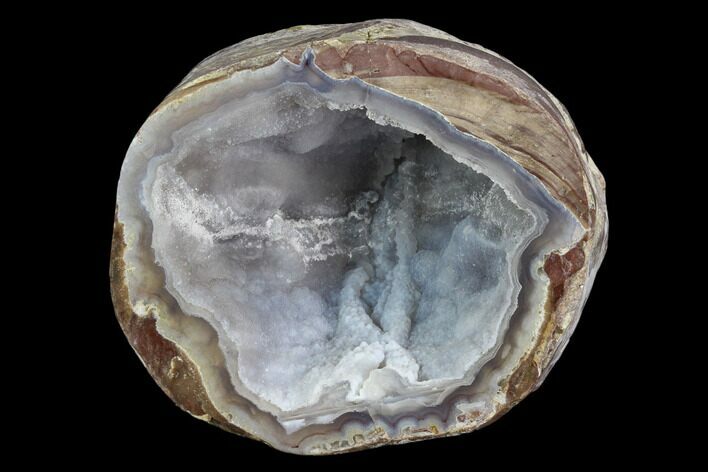 Crystal Filled Dugway Geode (Polished Half) #121662